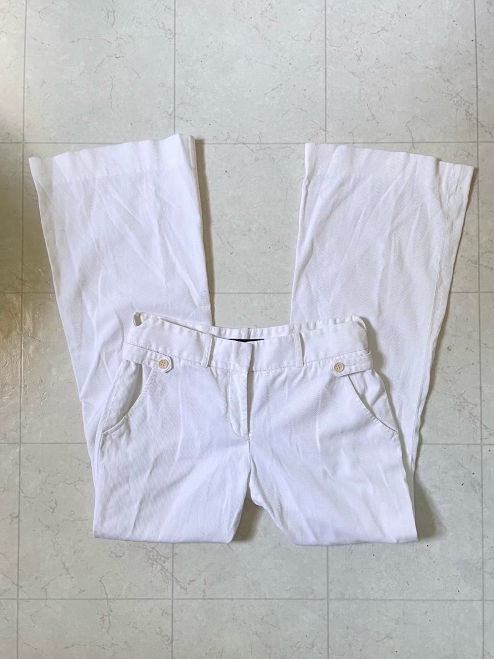 Y2K BCBAXAZRIA White Flare Trousers